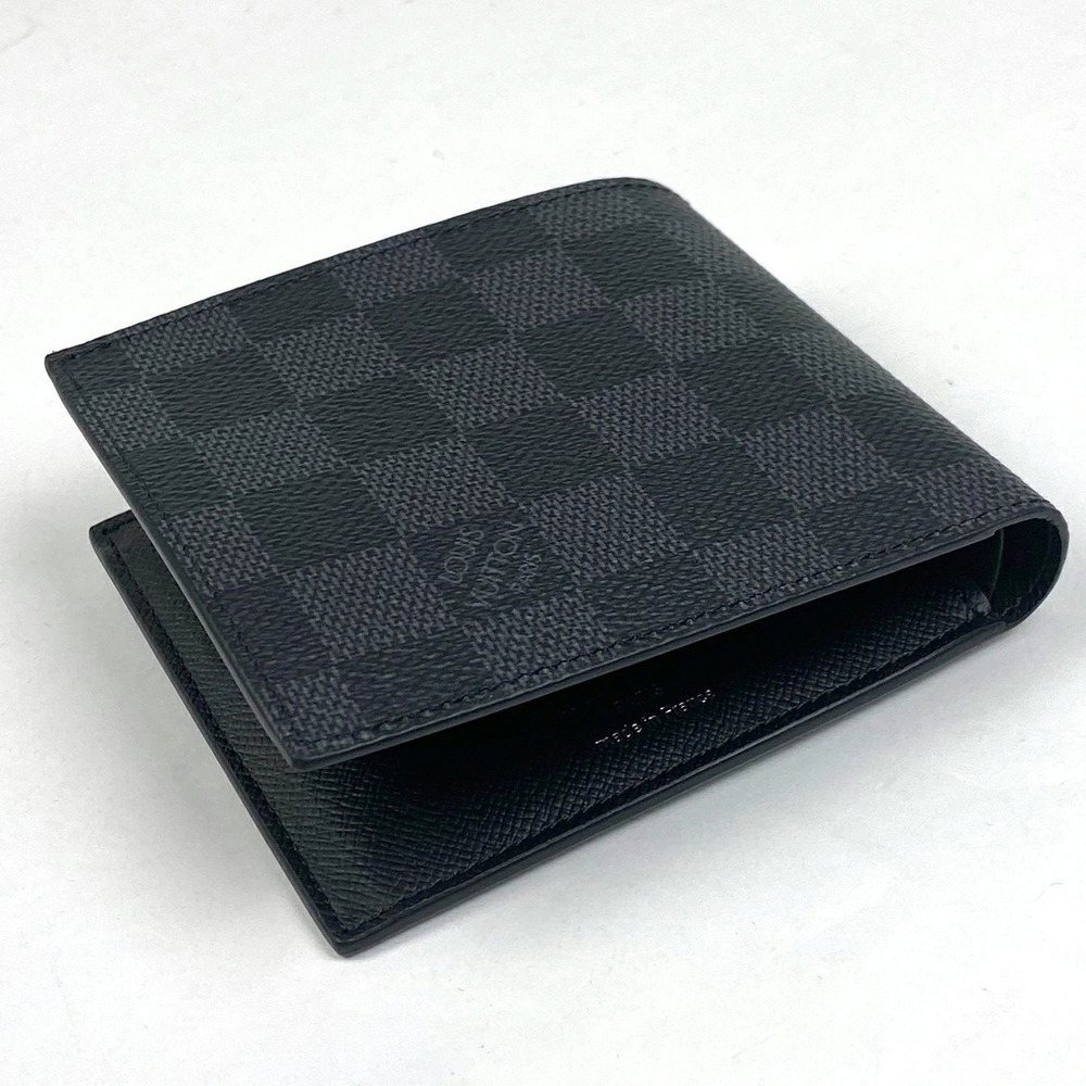 Louis Vuitton Wallet Marco Billfold Damier Portefeuille fold NM Wallet Bi Brown